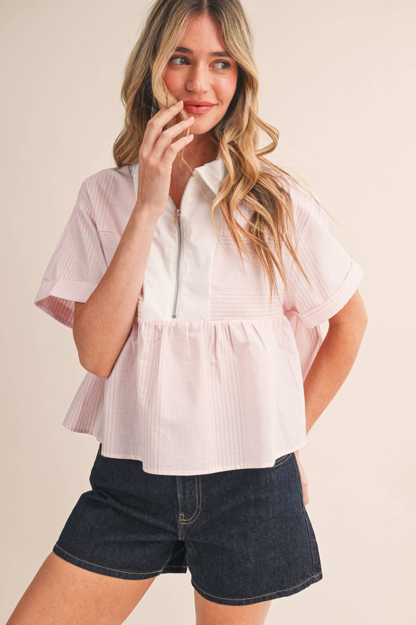 Pink Peony Top
