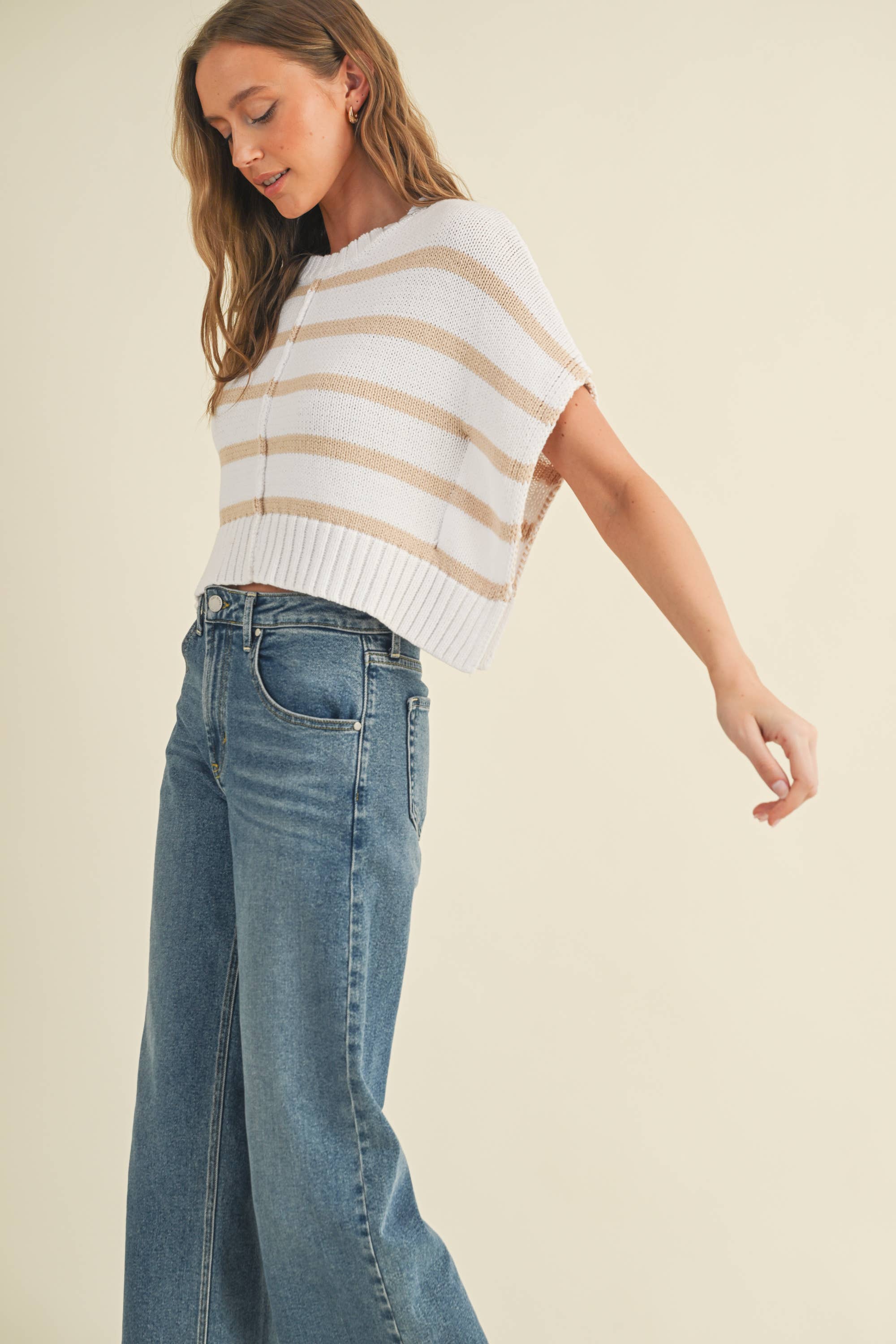 Almond Breeze Sweater Top