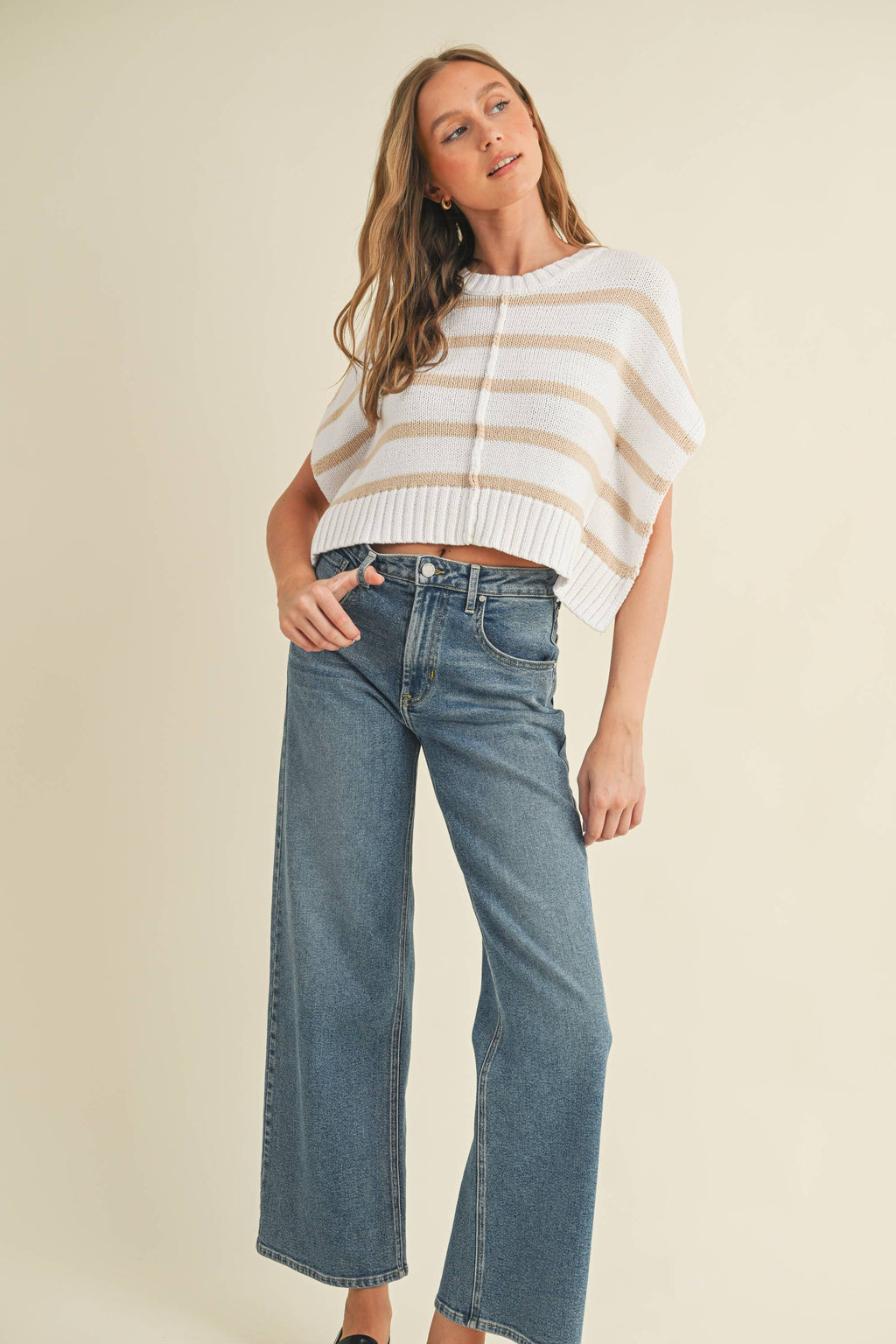 Almond Breeze Sweater Top