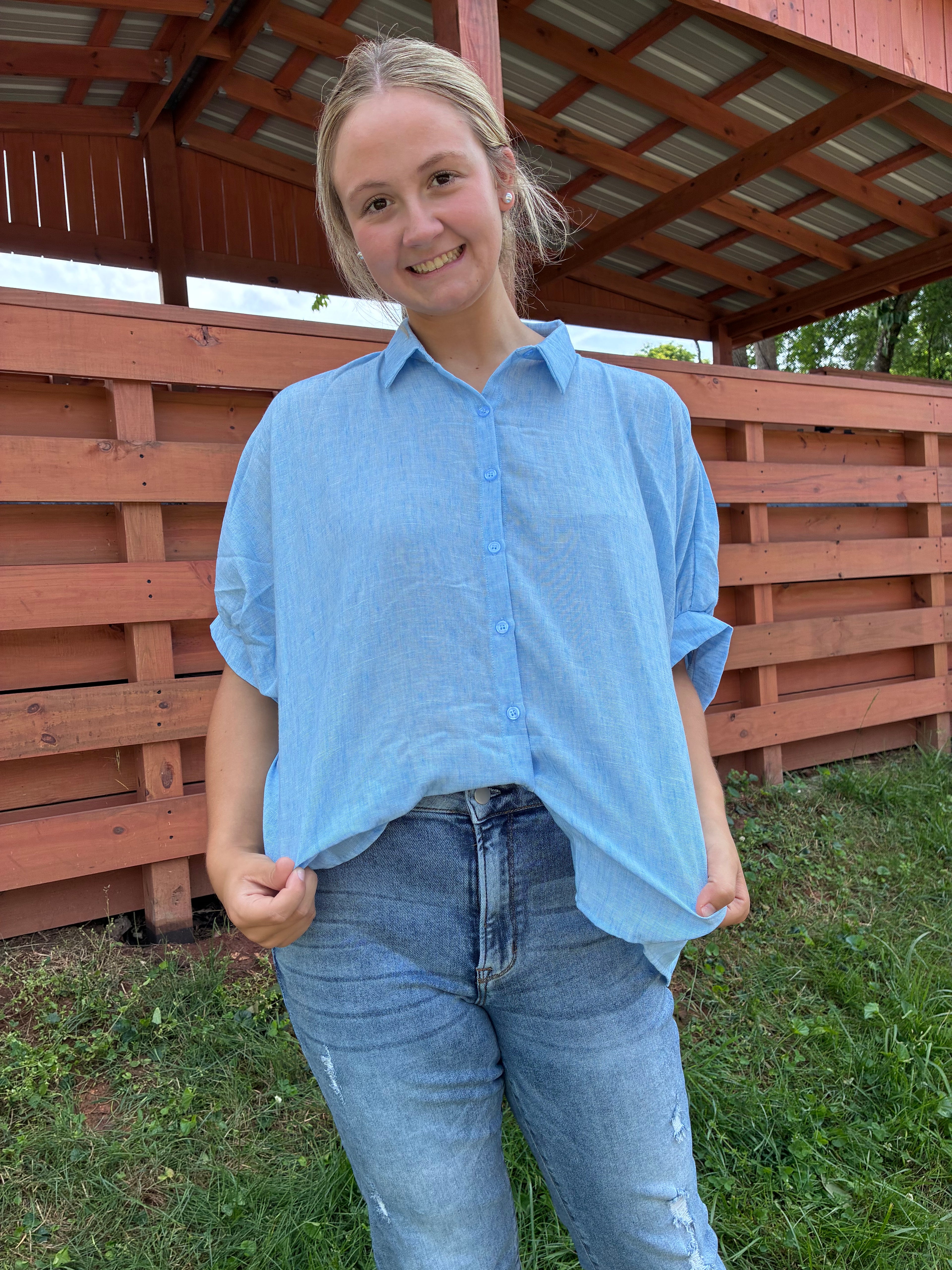 Hydrangea Blouse