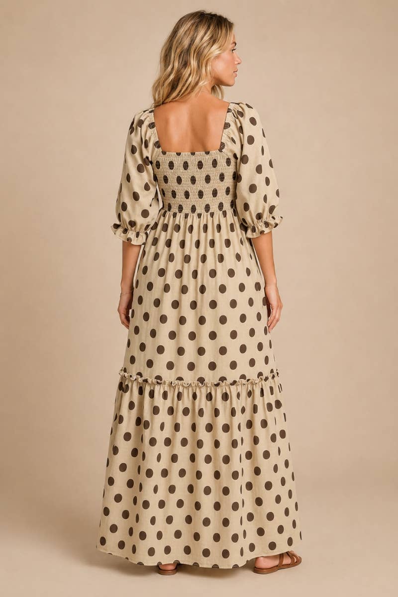 Dotted Lily Maxi Dress