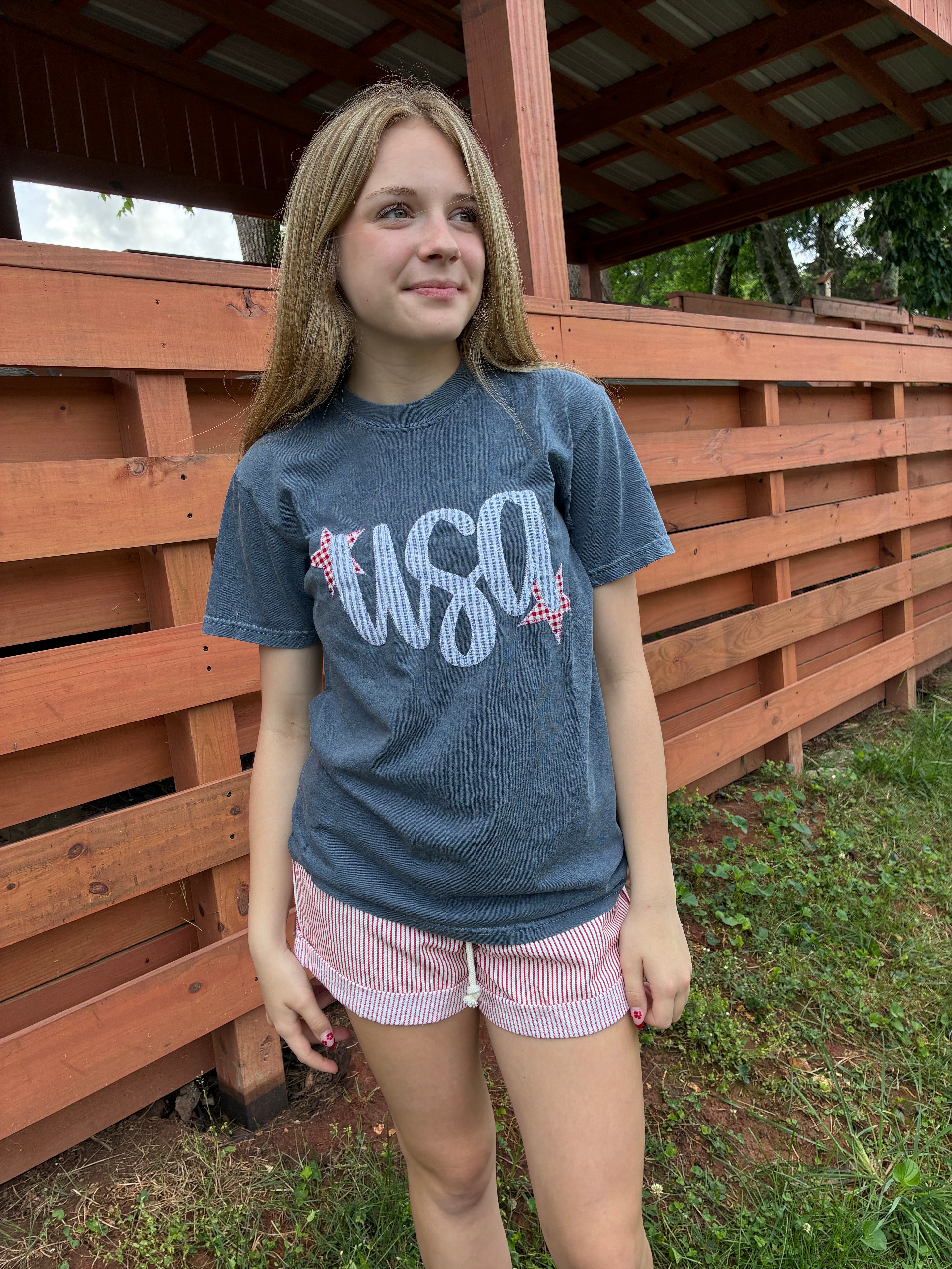 Star Spangled Drawstring Shorts