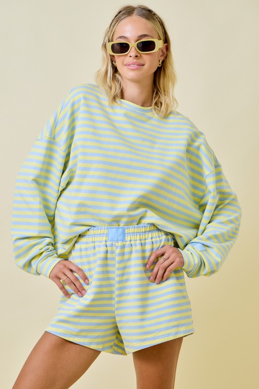 Blueberry & Lemon Lounge Top