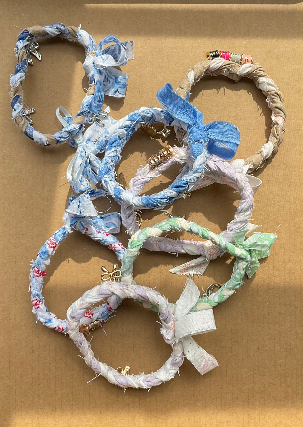 Charm Fabric Bracelets