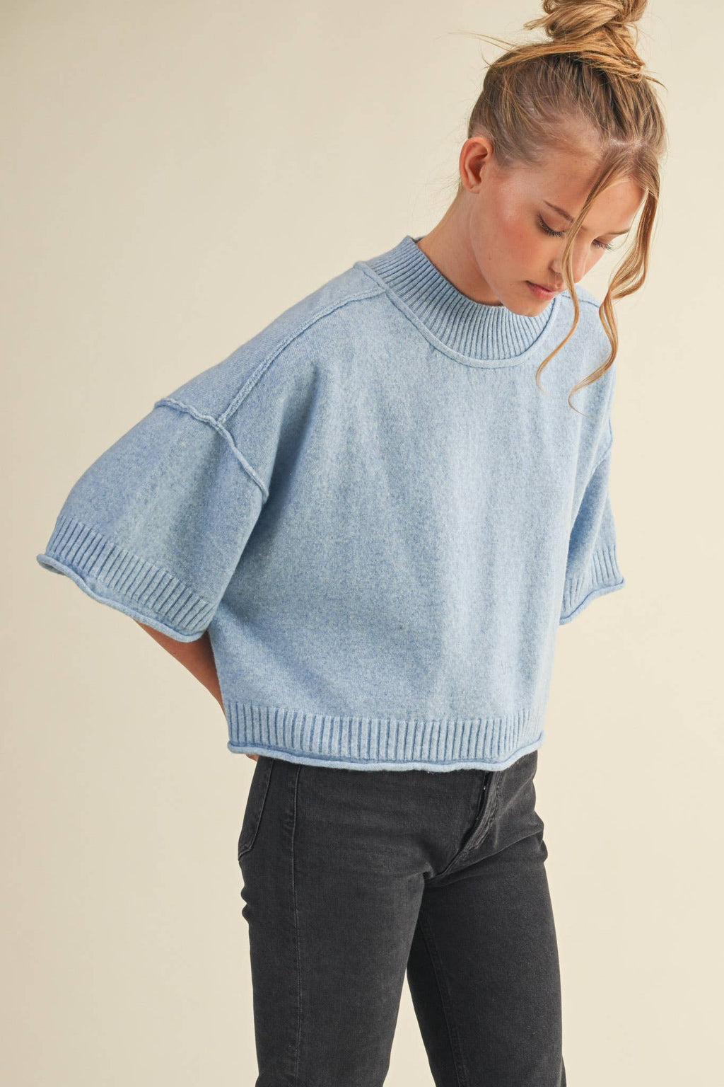 Bluebell Mock Neck