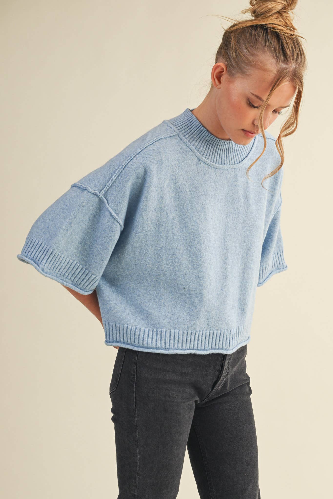 Bluebell Mock Neck