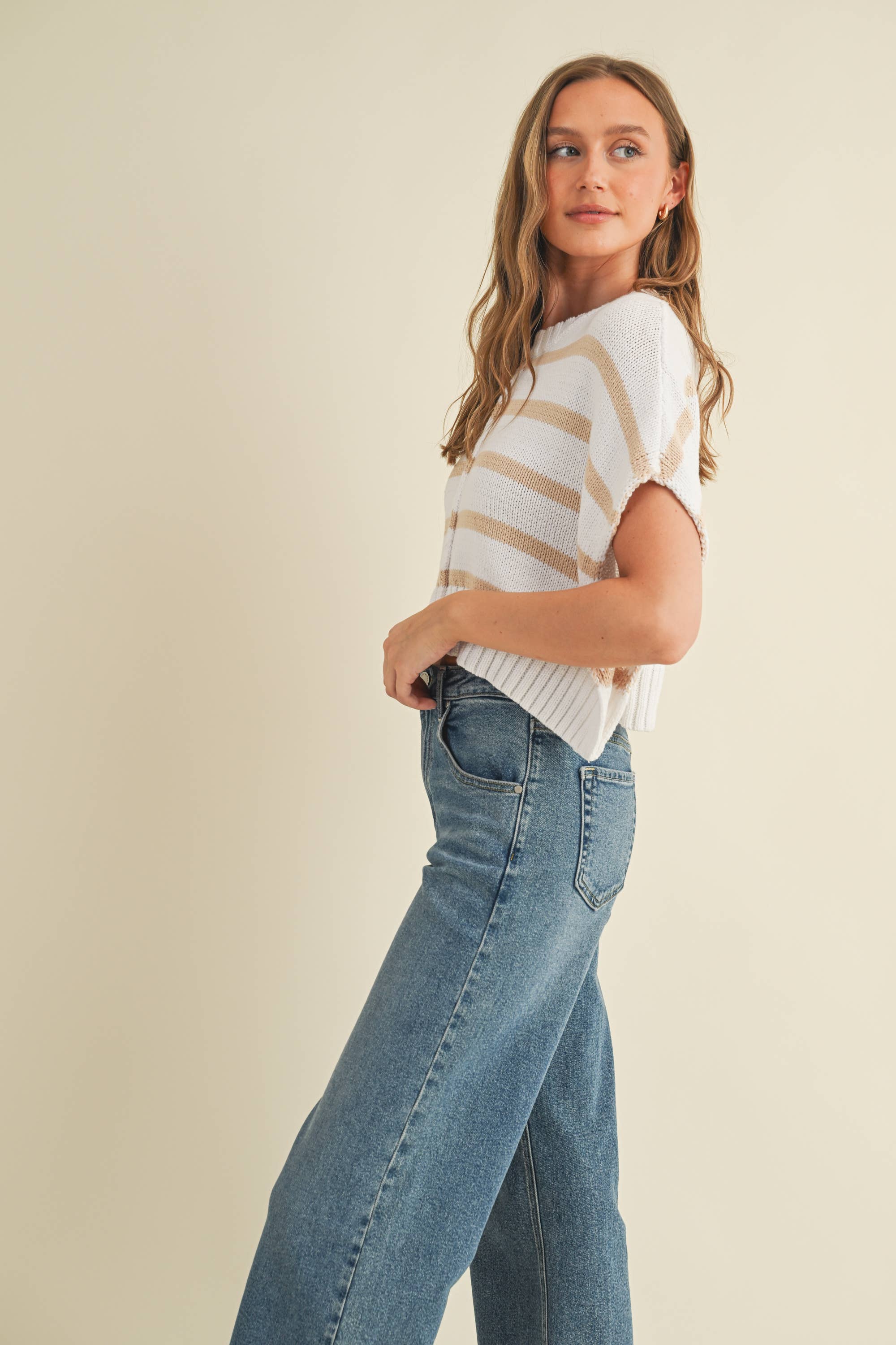 Almond Breeze Sweater Top